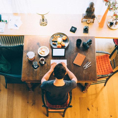 Professional Remote Bookkeeper Managing Business Accounts